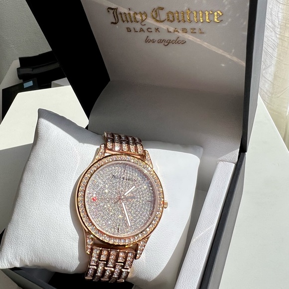 Juicy Couture Jewelry - JUICY COUTURE Women's Rose Gold Crystal Accent Bracelet Watch, 26mm💎♥️💎♥️💎